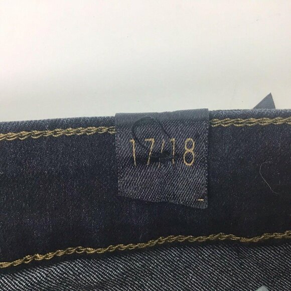 NWT Kiss & Fly Rosee 17/18 Skinny Jeans Stretch Dark Wash 5 Pocket Straight Leg - Picture 4 of 12